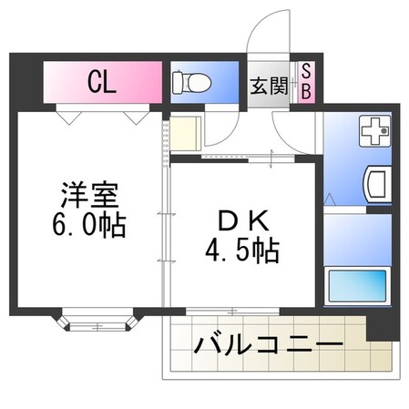 アパルト文の里の物件間取画像